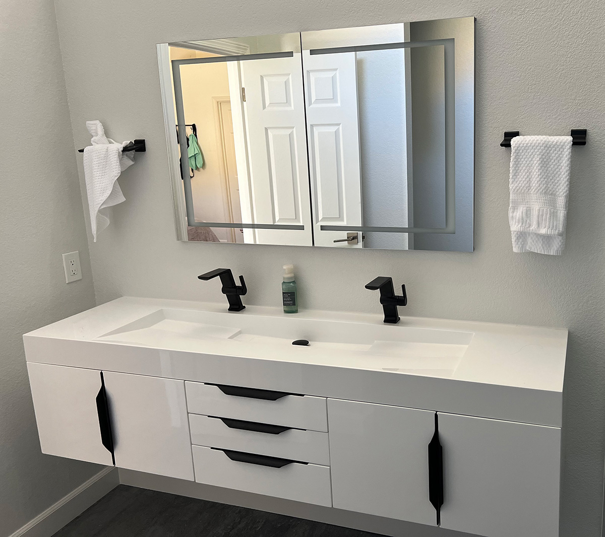 Bathroom remodel by Diablo View Construction