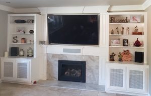 Family room remodel by Diablo View Construction